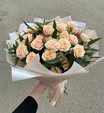 Букет Кремовые розы Латте в Оршанке