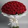 Букет 101 Красная роза Блэк Мэджик в Оршанке