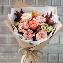 Букет цветов из:  Гвоздики, Хризантемы и Розы в Оршанке