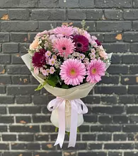 Букет цветов из:  Герберы и Хризантемы в Оршанке