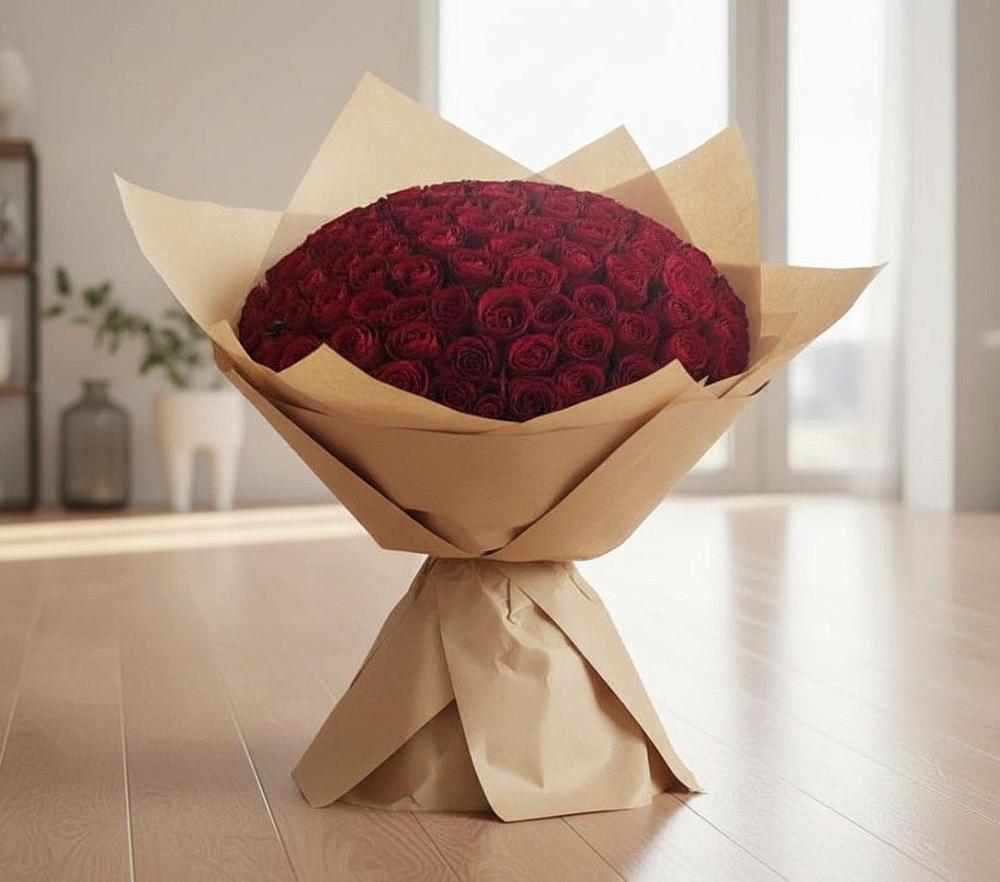 Букет 101 Красная роза в Оршанке