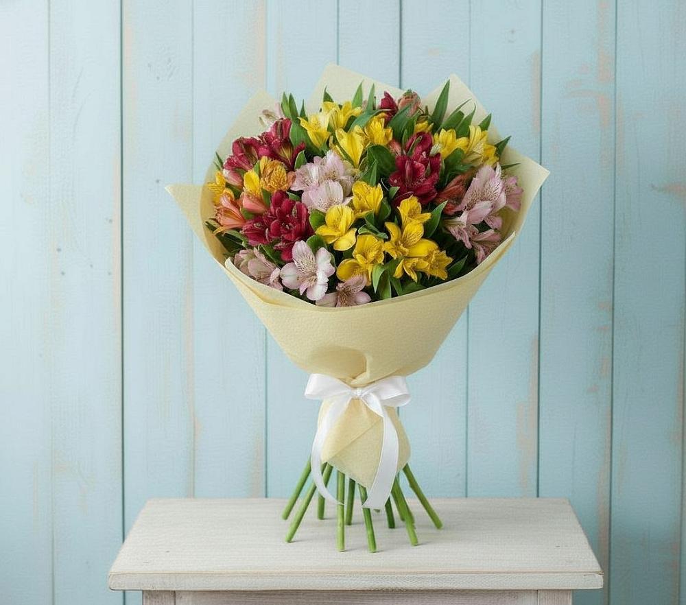 Букет цветов из: Альстромерии в Оршанке