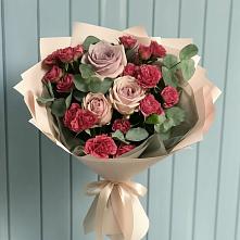 Букет цветов из:  Гвоздики и Розы в Оршанке
