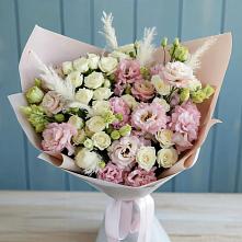 Букет цветов из:  Альстромерии и Розы #REPLACE_PRED# Оршанке