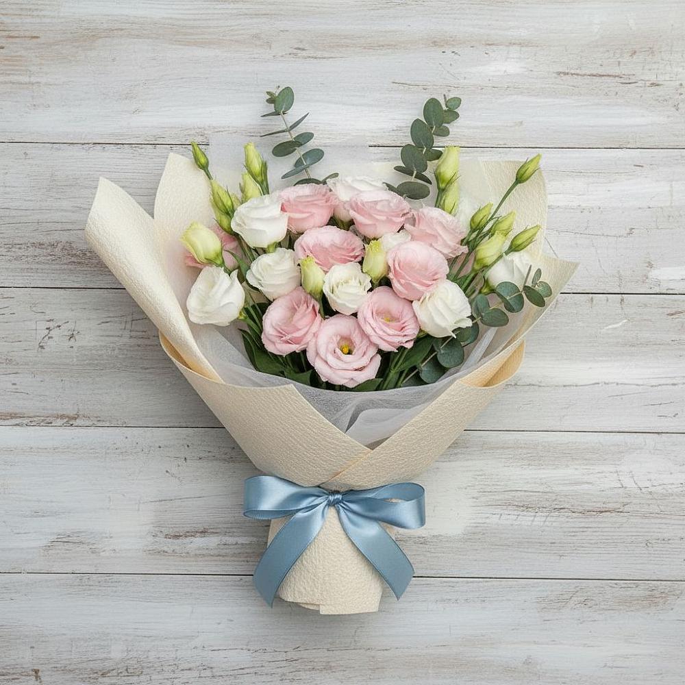 Букет цветов из: Лизиантусы в Оршанке